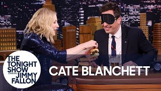 Cate Blanchett Gives Jimmy a Blind Burger Taste Test