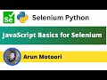 JavaScript basics for Selenium (Selenium Python)
