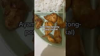 Menu makan malam saat diet hari ke-74. #diet #makanmalam