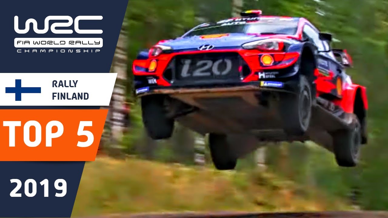 WRC Rally Finland 2019 - TOP 5 Highlights - YouTube