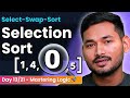 Selection Sort Explained in JavaScript | Day 13/21 of Problem Solving with JS 🚀