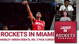 Houston Rockets in Miami, Mobley-Green debate, is the No. 2 pick cursed and more with Rafael Barlowe