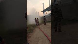 Mock drill of fire CISF