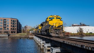 NYSW SU-100 \u0026 WS-X Sparta Turn In NJ, Railfanning Hackensack - Sparta, NJ 11/11/24