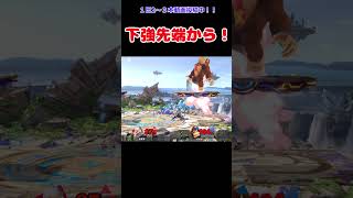 シークくんは下強先端を当てたい #スマブラsp #ショート動画 #シーク #ドンキーコング