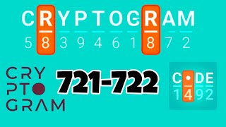 CRYPTOGRAM level 721 722