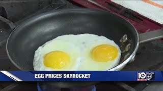 Rising egg prices hit Waco, Texas restaurants