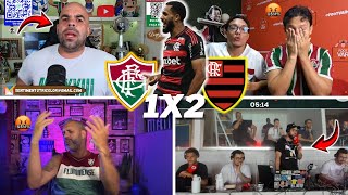 REAÇÕES DOS TRICOLORES E TRISTEZA TOTAL- FLUMINENSE 1X2 FLAMENGO- '' NÃO ACABOU NÃOO'' - VAMOS RIRKK