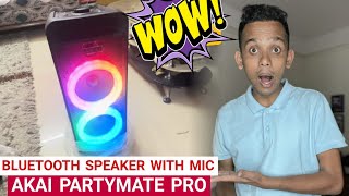 AKAI PA SYSTEM FOR SCHOOL | Best Bluetooth Party Speaker for School