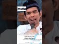 ustaz abdul somad makan ngajak orang