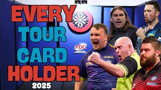 Every Darts Pro Tour Card Holder 2025