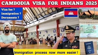 Cambodia visa for indians 2025 - bangkok to siem reap flight | Cambodia visa on arrival for indian