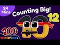 Wonderland Songs: Big Numbers | Compilation | Learning Big Numbers Is So Much Fun | Kids Songs