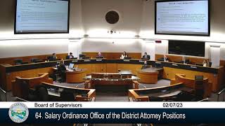 SCC Board of Supervisors Meeting  February 7, 2023 9:30 AM