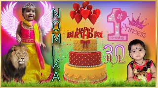 MY BABY NOMIKA'S ONE YEAR JOURNEY || 1st BIRTHDAY || From 0 to 12 months || 12 Months - 12 Shoots ||