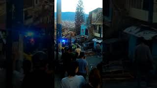 Autoridades atienden emergencia por explosión en el barrio Alfonso López  [Noticias] - Telemedellín