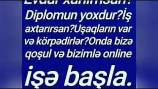 Xanımlara online iş imkanı.