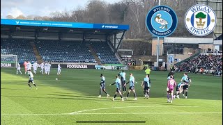 LACKING A CUTTING EDGE AGAINST THE LATICS ! WYCOMBE WANDERERS VS WIGAN ATHLETIC VLOG