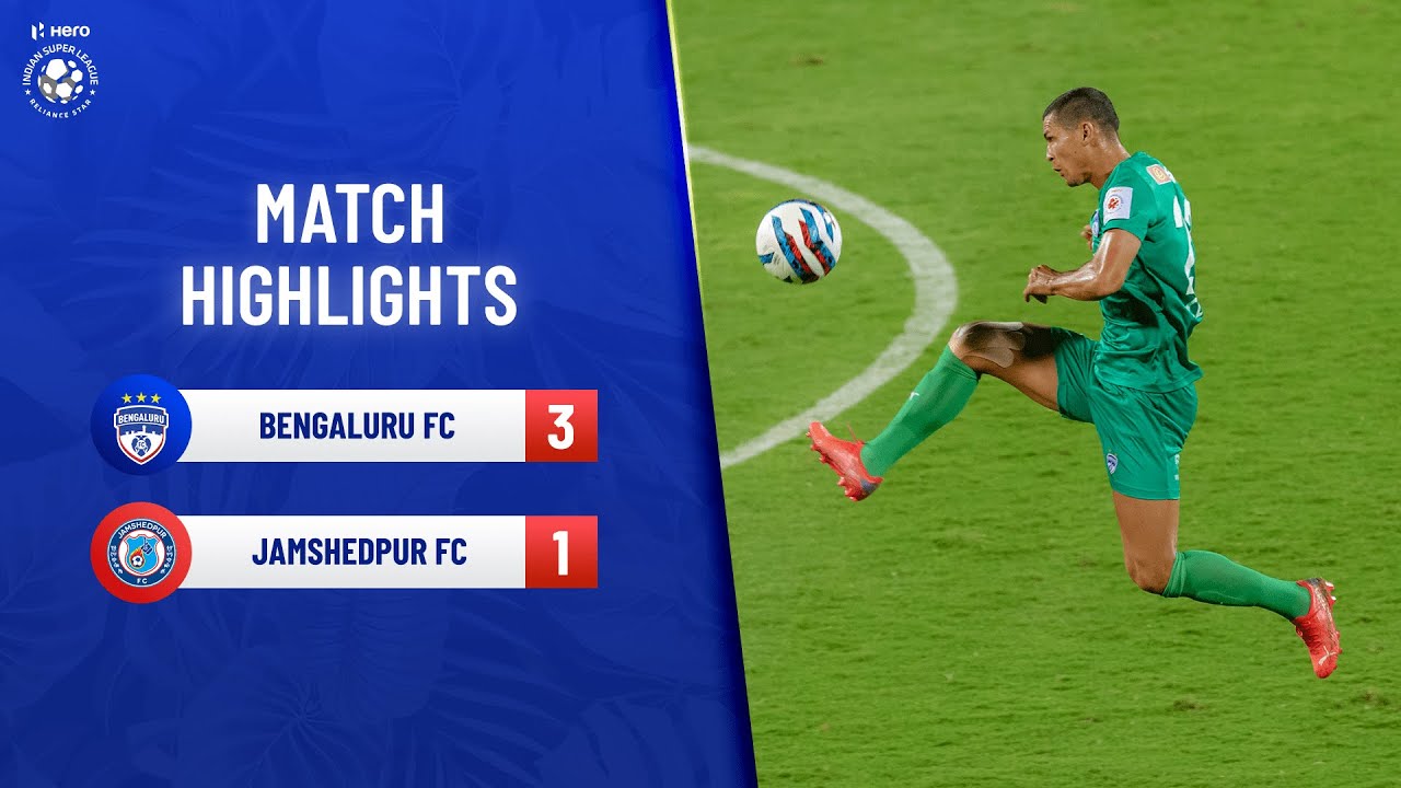 Highlights - Bengaluru FC 3-1 Jamshedpur FC - Match 82 | Hero ISL 2021 ...