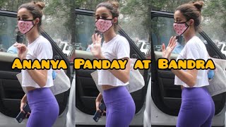 Ananya Panday spotted at Anushka Yoga, Bandra...