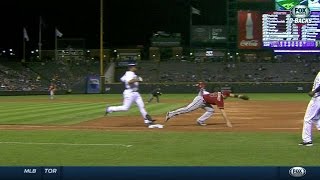 ARI@COL: Review confirms great D-backs' double play