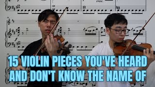 15 Violin Pieces You've Heard and Don't Know the Name