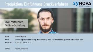 Produktion » Einführung Druckverfahren | Kaufmann / Kauffrau für Marketingkommunikation | SYAC.DE