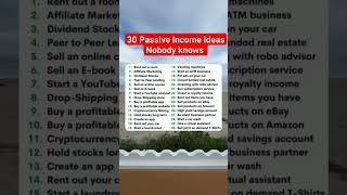 nobody knows these passive income ideas #makemoneyonline