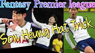 Premier league higlights son heung min Hat trick