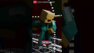 Cara membedakan kaca di squid game 😂 #minecraft #animation #shorts