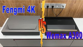 Which one better? Wemax A300 VS Fengmi 4K! Review of two 4k laser projector