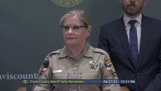 Travis County Press Conference on Accidental Drug Overdoses following Incarceration