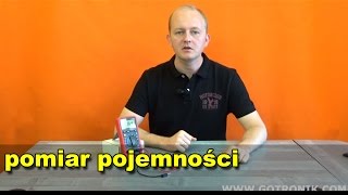 Pomiary elektryczne multimetrem cyfrowym #6 - pojemność