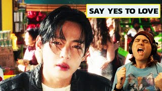 BTS Taehyung V FRIENDS REACTION - FRI(END)S MV 2024