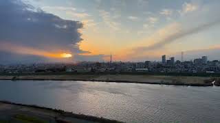 2024.12.21_江戸川のマジックアワー（タイムラプス）/ Time lapse of Edogawa during magic hour.