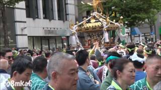 平成29年 鐵砲洲稲荷神社大祭 本社神輿渡御 昭和通り越え2