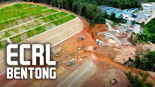 ECRL Bentong: Dari Terowong Genting - Lebuhraya KL Karak - Stesen Bentong - Lingkaran Tengah Utama