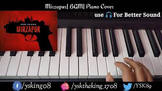 Mirzapur | Theme BGM | Piano Cover