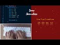 ASMR Programming -  New Year Countdown JavaScript (Snow Animation) - No Talking