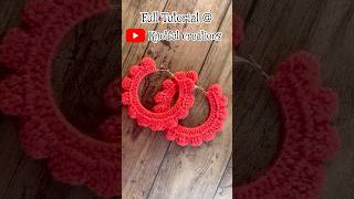 Stunning Crochet Hoop Earrings | Handmade Fashion Accessories | #knotfulcreations