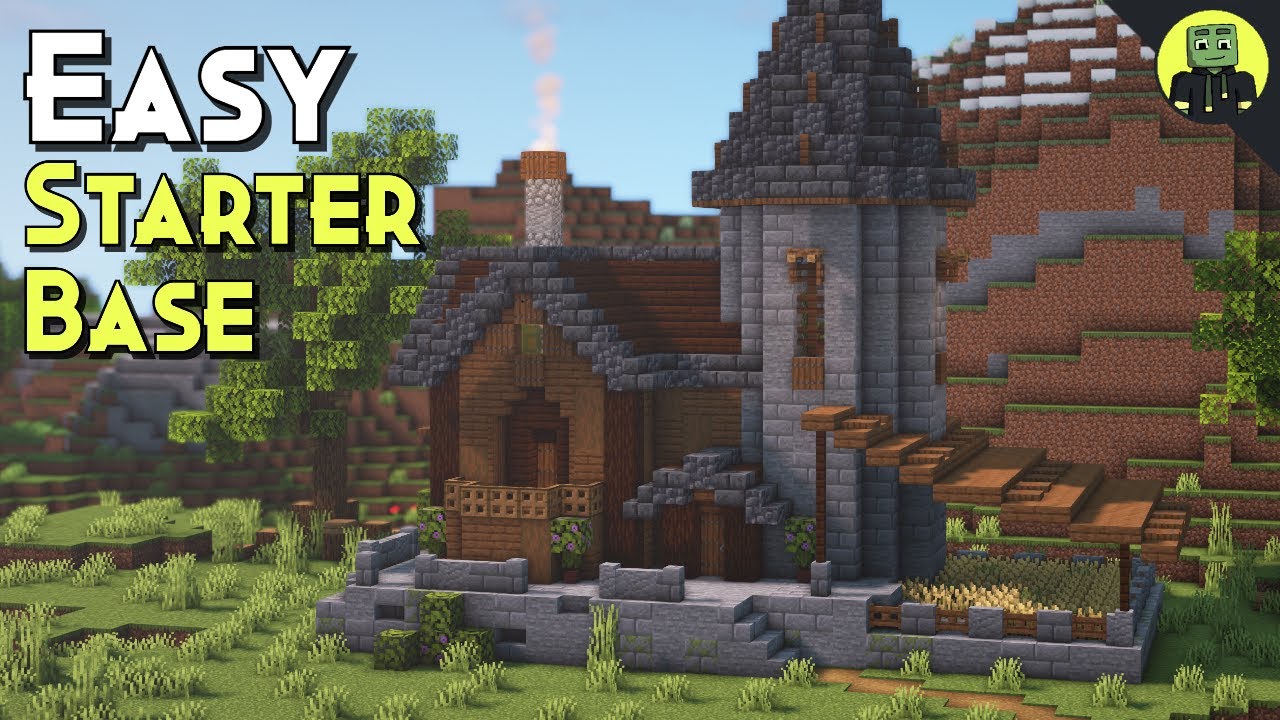 How To Build A 1.18 Starter Base In Minecraft Easy [Minecraft 1.18 ...