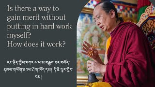 A Moment of Contemplation |  Is there a way to gain merit without putting in hard work myself?