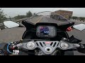 aprilia rs457 top speed best record and gps speed test without slipstreaming