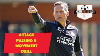 Roger Schmidt - Vertical Passing Exercise (4 Stages)