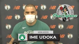 Ime Udoka says Jaylen Brown is OUT vs Suns, but "he's getting there." | Shootaround Interview 12-10
