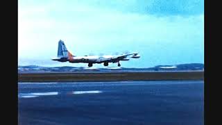 KB-50J Refueling Superfortress USAF \u0026 EC-121D Taking off From Bermuda Or Midway 1960 622nd Squadron