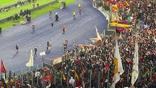 14/4/22 AS Roma vs Bodo 4-0 ... ospite d'onore sotto la Curva Sud ... Vincent Candela !!!!!