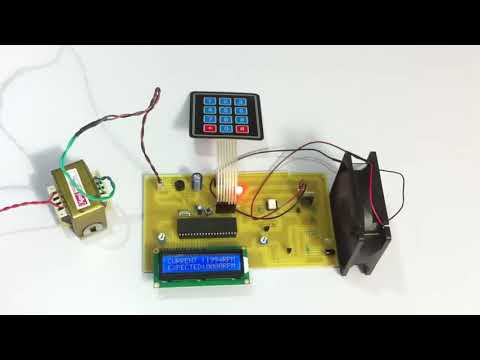 RPM Display For BLDC Motor With Speed Controller RPM Display For BLDC Motor With Speed Controller