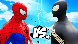 Spiderman vs Black Spider-Man - Epic Superheroes Battle