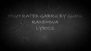 High rated gabru song with ( lyrics )